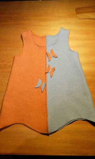 Trägerkleid Kind Schmetterlinge