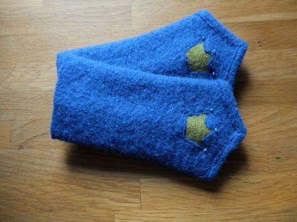 Prinzessinnen Pulswärmer blau