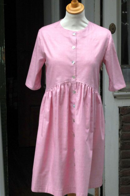 Baumwollkleid in rosa